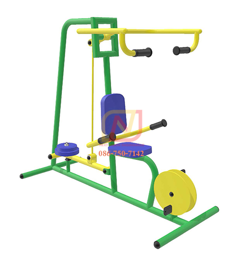 FT-39 อุปกรณ์จักรยาน / บริหารแขน-หน้าอก-หัวไหล่ (แบบดึงยกตุ้มน้ำหนัก)