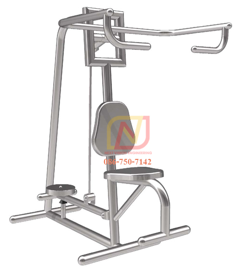 FTS-02 อุปกรณ์บริหารแขน-หน้าอก-หัวไหล่ แบบดึงยกตุ้มน้ำหนัก สแตนเลส SUS 304