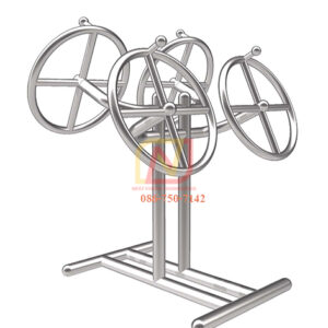FTS-43 อุปกรณ์บริหารแขน-หัวไหล่-มือ  (แบบวงล้อคู่)