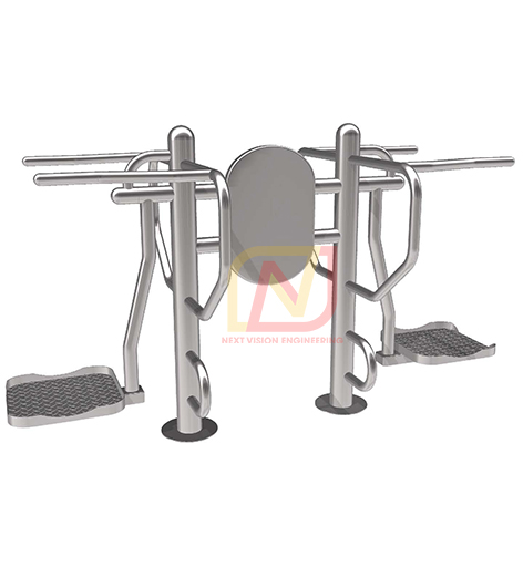 SL-09 อุปกรณ์แกว่งสะโพกทรงตัว แบบคู่ สแตนเลส
