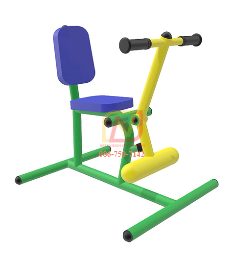 FT-22 อุปกรณ์บริหารแขน-ขา-หน้าท้อง (แบบดึง-งัดตุ้มน้ำหนัก) เครื่องออกกำลังกายกลางแจ้ง รุ่นเหล็ก Next Vision