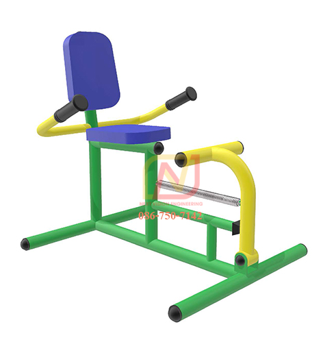 FT-26 อุปกรณ์ออกกำลังขำ-หน้าท้อง (แบบสปริงถีบ) เครื่องออกกำลังกายกลางแจ้ง รุ่นเหล็ก Next Vision