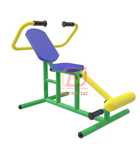 FT-29 อุปกรณ์ซิทอัพบริหารหน้าท้องและออกกาลังขา เครื่องออกกำลังกายกลางแจ้ง รุ่นเหล็ก Next Vision