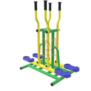FT-32 อุปกรณ์บริหารสะโพก-หัวไหล่ (แบบโยก-เดินสลับเสาคู่) เครื่องออกกำลังกายกลางแจ้ง รุ่นเหล็ก Next Vision