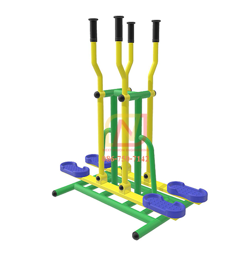 FT-32 อุปกรณ์บริหารสะโพก-หัวไหล่ (แบบโยก-เดินสลับเสาคู่) เครื่องออกกำลังกายกลางแจ้ง รุ่นเหล็ก Next Vision