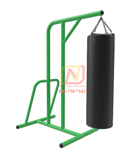 FT-46 อุปกรณ์กระสอบทราย พร้อมขาตั้ง เครื่องออกกำลังกายกลางแจ้ง รุ่นเหล็ก Next Vision