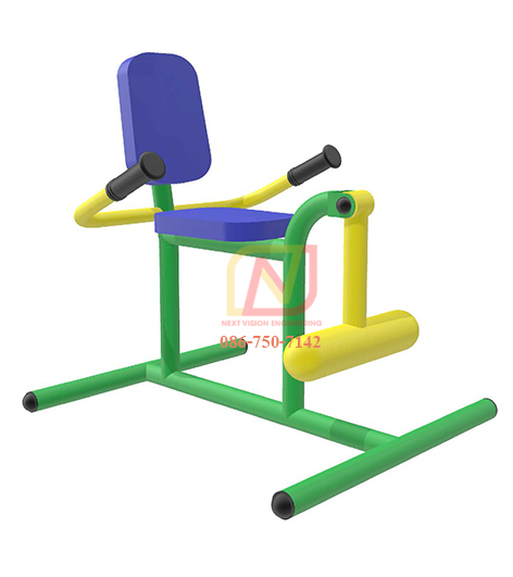 FT-47 อุปกรณ์บริหารหัวเข่า(แบบขายกน้ำหนัก) เครื่องออกกำลังกายกลางแจ้ง รุ่นเหล็ก Next Vision
