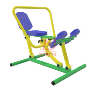 FT-50 อุปกรณ์บริหารแขน-หน้าท้อง(แบบดันกรรเชียง) เครื่องออกกำลังกายกลางแจ้ง รุ่นเหล็ก Next Vision