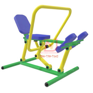 FT-51 อุปกรณ์บริหารแขน-หน้าท้อง(แบบดึงกรรเชียง) เครื่องออกกำลังกายกลางแจ้ง รุ่นเหล็ก Next Vision