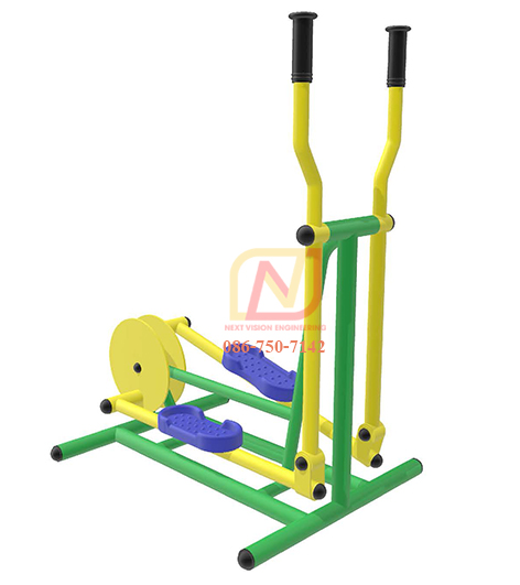 FT-55 อุปกรณ์บริหารแขน-ขา-สะโพก-หัวไหล่(แบบล้อถ่วง) เครื่องออกกำลังกายกลางแจ้ง รุ่นเหล็ก Next Vision