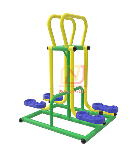 FT-56 อุปกรณ์บริหารขา-สะโพก(แบบฉีกขาด้านข้าง) เครื่องออกกำลังกายกลางแจ้ง รุ่นเหล็ก Next Vision