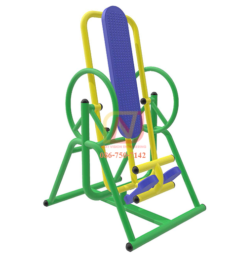 FT-58 อุปกรณ์บริหารกล้ามท้อง (แบบกระดานหก) เครื่องออกกำลังกายกลางแจ้ง รุ่นเหล็ก Next Vision