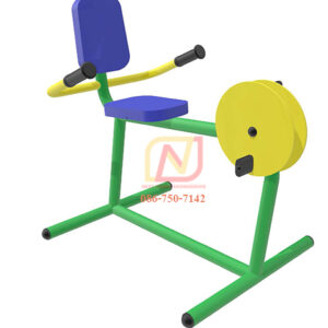 FT-59 อุปกรณ์บริหารข้อเข่า (จักรยานเอนปั่น) เครื่องออกกำลังกายกลางแจ้ง รุ่นเหล็ก Next Vision