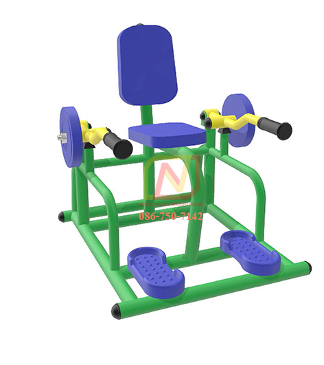 FT-62 อุปกรณ์บริหารกล้ามแขน-หัวไหล่ (แบบยกน้ำหนัก) เครื่องออกกำลังกายกลางแจ้ง รุ่นเหล็ก Next Vision