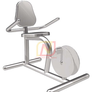 FTS-05 อุปกรณ์บริหารข้อเข่า-ขา (แบบจักรยานล้อเหล็กนั่งพิง) เครื่องออกกำลังกายกลางแจ้งสแตนเลส Next Vision