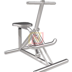 FTS-07 อุปกรณ์บริหารแขน-เข่า-ลดหน้าท้อง (แบบถีบ-ดึง ยกตัว) เครื่องออกกำลังกายกลางแจ้งสแตนเลส Next Vision