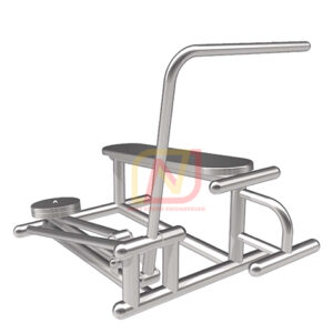 FTS-09 อุปกรณ์บริหารแขน-ลดหน้าท้อง (แบบดึงยกตุ้มน้ำหนัก) เครื่องออกกำลังกายกลางแจ้งสแตนเลส Next Vision