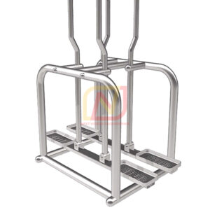 FTS-19 อุปกรณ์บริหารสะโพก-หัวไหล่ (แบบโยก-เดินสลับเท้าคู่) เครื่องออกกำลังกายกลางแจ้งสแตนเลส Next Vision