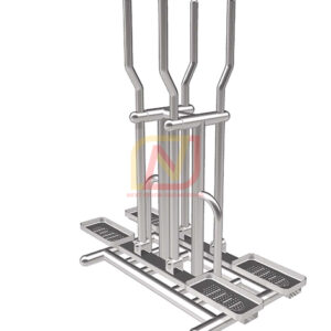 FTS-32 อุปกรณ์บริหารสะโพก-หัวไหล่ (แบบโยก-เดินสลับเสาคู่) เครื่องออกกำลังกายกลางแจ้งสแตนเลส Next Vision