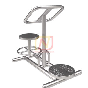 FTS-57 อุปกรณ์บริหารเอว-สะโพก (แบบนั่ง-ยืนบิดเอว) เครื่องออกกำลังกายกลางแจ้งสแตนเลส Next Vision