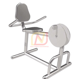 FTS-59 อุปกรณ์บริหารข้อเข่า(แบบจักรยานเอนปั่น) เครื่องออกกำลังกายกลางแจ้งสแตนเลส Next Vision