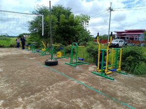 ผลงานติดตั้งเครื่องออกกำลังกายกลางแจ้ง อบต.หนองบุญมาก จ.นครราชสีมา (รูปที่ 4)