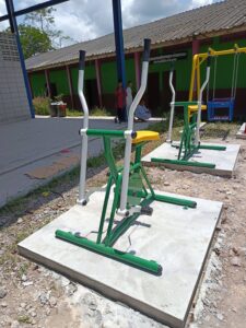 เครื่องเดินวงรีกลางแจ้งโครงเหล็ก มอก. อำเภอตะโหมด